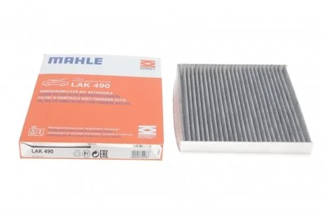 Фильтр салона TOYOTA, LEXUS угольный (Knecht-Mahle) MAHLE / KNECHT LAK490