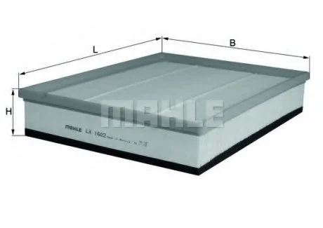 Повітряний фільтр MAHLE / KNECHT LX 1602 (фото 1)