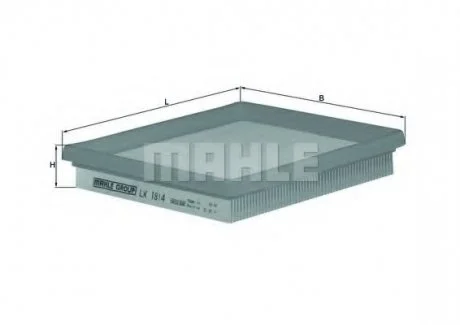 Фільтр повітряний Mahle Ford MAHLE / KNECHT LX1814