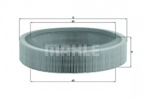 (KNECHT) RENAULT CLIO 1.2, 1.4 91-98, RAPID 1.4 91-98, MEGANE 1.4i 96-, MAHLE / KNECHT LX317 (фото 1)
