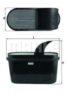 FILTR POWIETRZA TRUCK MERCEDES ACTROS 11- MAHLE / KNECHT LX 3555 (фото 1)