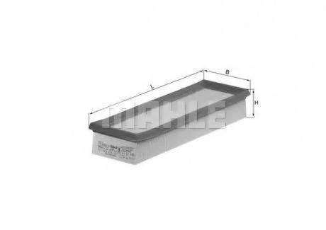 Фильтр воздуха PEUGEOT 306/405/406 1.6-2.0 08/92-10/04; RENAULT CLIO II 1.4-1.6 09/98-05/05 MAHLE / KNECHT LX 488