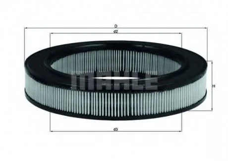 (MAHLE) OPEL KADETT,CORSA 1.2, 1.3 -90 (аналог C2536) MAHLE / KNECHT LX69