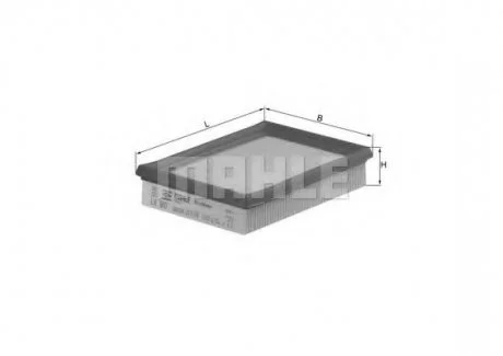 (MAHLE) FORD FIESTA 1.4 (FUG, FYJ, F4A - eng.) 01/94-12/95 /199 X 150 X 42/ MAHLE / KNECHT LX800