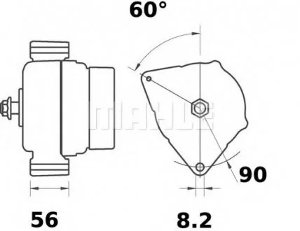Генератор MAHLE / KNECHT MG 337 (фото 1)