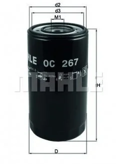 Фильтр масляный IVECO (TRUCK) (Knecht-Mahle) MAHLE / KNECHT OC267 (фото 1)