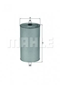 Фільтр масляний MAHLE / KNECHT OX30D (фото 1)
