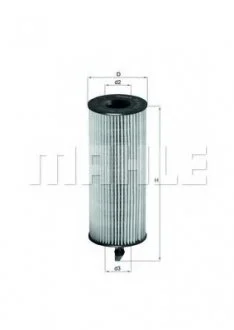 Фільтр олії BMW X I 2008- MAHLE / KNECHT OX 361/4D