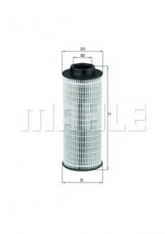 Масляний фільтр MAHLE / KNECHT OX 376D (фото 1)