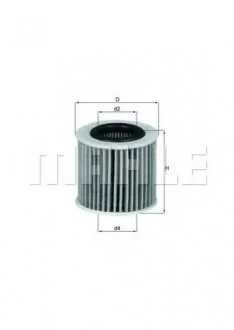 Фільтр олії TOYOTA AURIS/IQ/YARIS 1.33VVTi 01/09- MAHLE / KNECHT OX 416D2