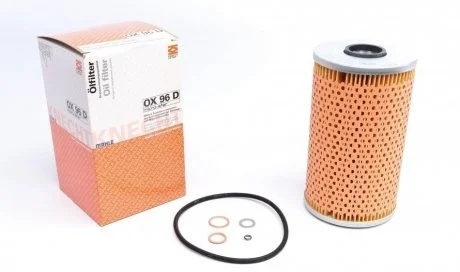 Фильтр масла BMW 325td 525tds 11/91-;OMEGA 2,5TD 4/94- MAHLE / KNECHT OX 96D