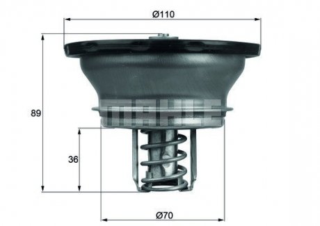 Термостат системы охлаждения двигателя MAHLE / KNECHT THD 3 82 (фото 1)