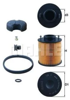 Фільтр картерних газів MAHLE / KNECHT UX 1D (фото 1)