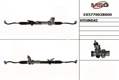 Рейка рул+г/у STF NEW 57700-2B000 MANDO EX57700-2B000
