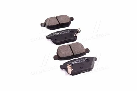 Колодки тормозные дисковые задние.SUBARU TREZIA; TOYOTA AURIS, COROLLA, IQ, MATRIX, PRIUS 02- MANDO MPT20