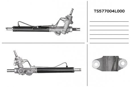 Шт. Рулевая рейка MANDO TS577004L000