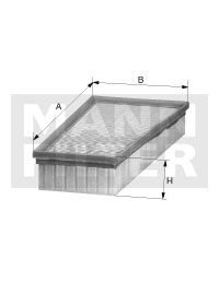 Фільтр повітряний =C17006 MANN C20002