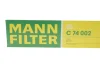 Фільтр повітря MANN C 74 002 (фото 2)