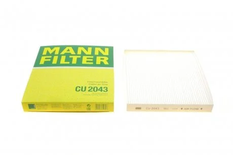 Фільтр, повітря у внутрішньому просторі MANN CU2043