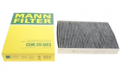 Фільтр, повітря у внутрішньому просторі MANN CUK25003