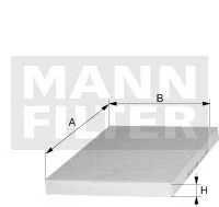 Фільтр салону MANN CUK 26 019
