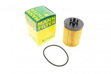 Фільтр масл Opel Corsa1-12V Astra 1.6 OE648/OX173D MANN HU712/8X