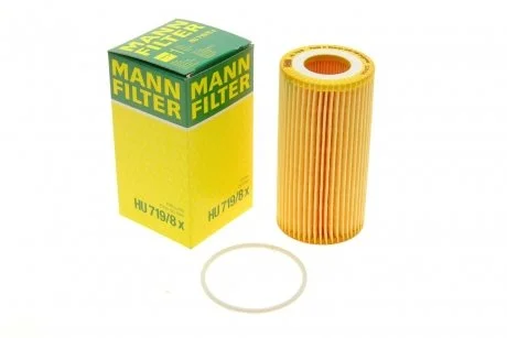 Фільтр олії Volvo S40/V50/S60/V70/S80/XC90 2.4/2.5D 01- MANN HU 719/8 X