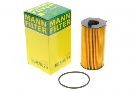 Фильтр масляный двигателя MANN HU820/2X (фото 1)