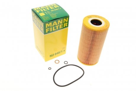 Фильтр масляный двигателя MANN HU848/1X (фото 1)