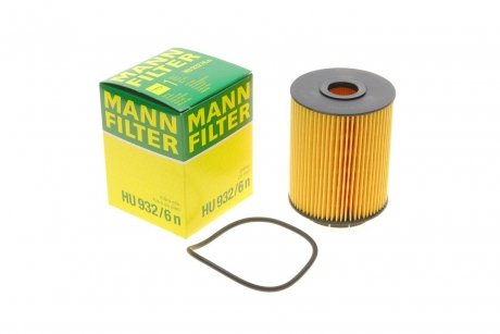 Фильтр масляный двигателя MANN HU932/6N (фото 1)