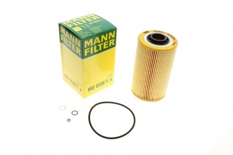 Фільтр масляний двигуна MANN HU938/1X