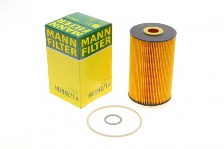 Фільтр масляний двигуна MANN HU942/1X (фото 1)