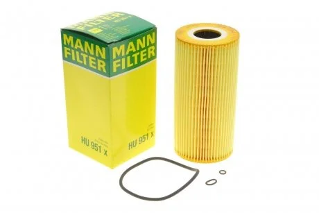 Фільтр олії OM601/602/604/605 Spr/Vito/C/E 94>00 MANN HU 951 X