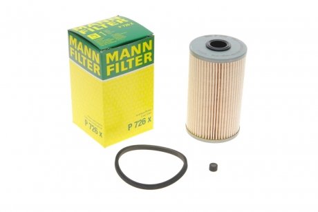 Фільтр паливний OPEL MOVANO, RENAULT MASTER 1.9-2.5 D MANN P726X (фото 1)
