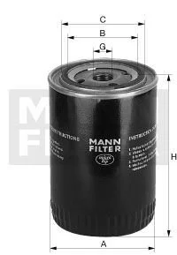 Масляный фильтр MANN W 68/80 (фото 1)