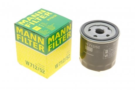 Фильтр масляный двигателя MANN W712/52