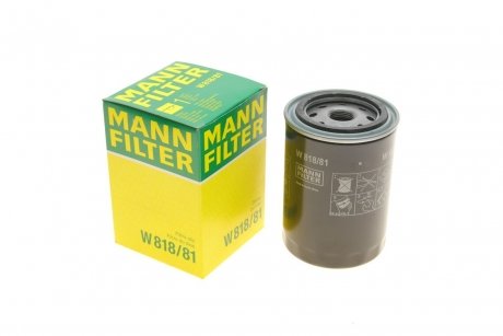Масляный фильтр MANN W818/81 (фото 1)