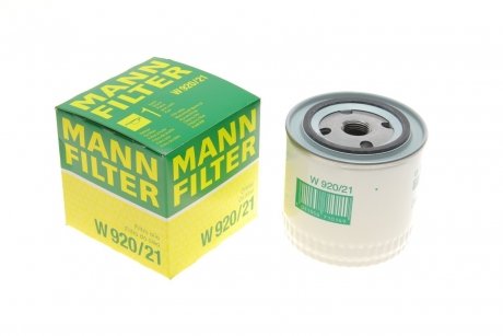 Фільтр олії Lada (h=92.5mm) MANN W 920/21 (фото 1)