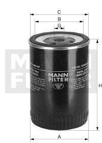 Топливный фильтр MANN WK 850/3