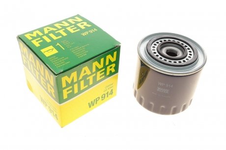 Фільтр масляний двигуна RENAULT MASTER I 2.5 D MANN WP914 (фото 1)