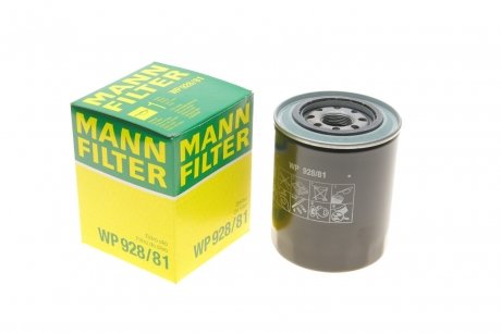 Фільтр масляний двигуна MANN WP928/81 (фото 1)