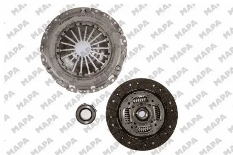 VW К-кт сцепления Audi A3,Skoda Octavia,SuperB,Caddy III,Golf V,VI,Passat,Touran 1.6/2.0TDI 03- MAPA 001228600