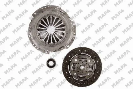 CITROEN К-кт сцепления Nemo,C2,3,Peugeot Bipper,1007,206 1.4HDI 01- MAPA 006200600