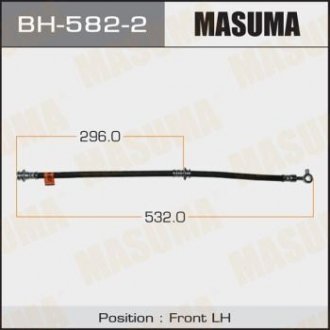 Шланг тормозной MASUMA BH5822