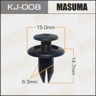 Кліпса (пластикова кріпильна деталь).. MASUMA KJ-008