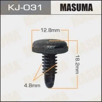 Кліпса (пластикова кріпильна деталь).. MASUMA KJ-031