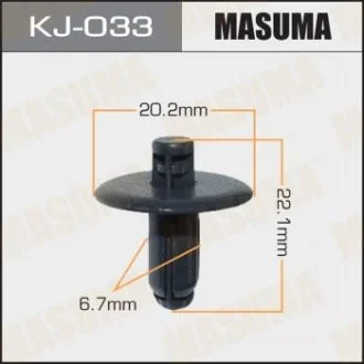 Кліпса (пластикова кріпильна деталь).. MASUMA KJ-033
