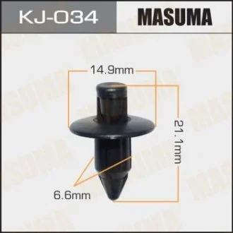 Клипса (пластиковая крепежная деталь).. MASUMA KJ-034