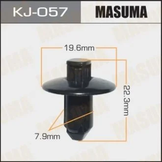 Кліпса (пластикова кріпильна деталь).. MASUMA KJ-057