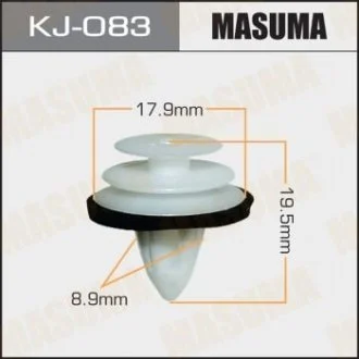 Кліпса (пластикова кріпильна деталь).. MASUMA KJ-083
